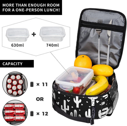Purple Axolotl Lunch Box Lunch Box Reusable Insulated Totes Lunch Bag Thermal Cooler For Boy Girls School Men Women Beach Picnic Travel