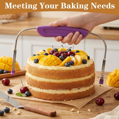 Nogeqi Adjustable Cake Leveler, Cake Slicer Leveler Cutter Tool