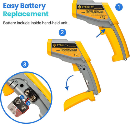 Etekcity Infrared Thermometer Laser Temperature Gun, -58°F~1130°F