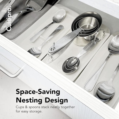CUISIPRO Measuring Cup & Spoon Set SS