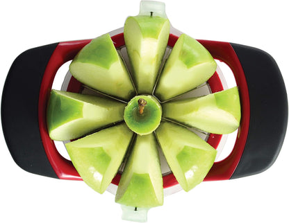 Norpro 5099 Grip Ez Fruit Wedger/Corer with Push Plate, 8 Sections