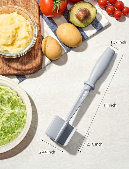 Meat Chopper for Hamburger, CLUEAPOP Premium Heat Resistant Masher and Smasher for Ground Beef, Nylon Ground Beef Chopper Tool and Meat Fork, Non Stick