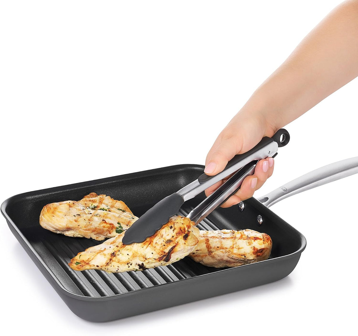 OXO Good Grips 9-Inch Tongs with Silicone Heads