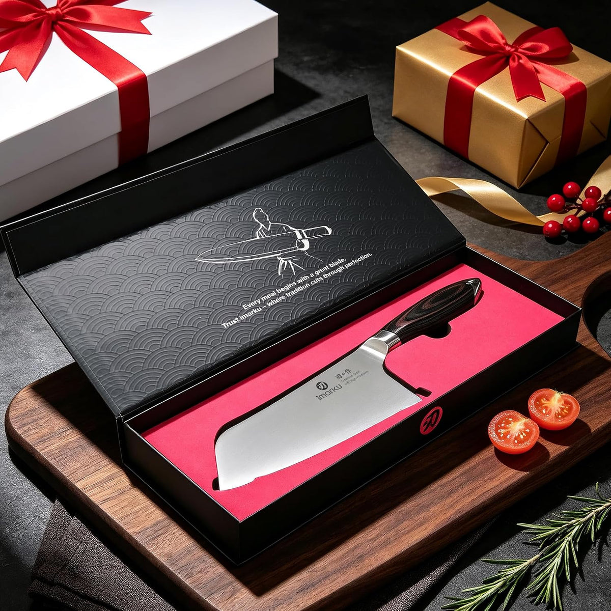 imarku 10 Inch Bread Slicer,Adjustable Thickness Homemade Bread Knife