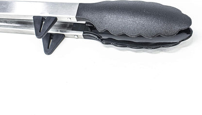 Kona 17-in Stainless Steel Locking Grill Tongs, Heavy-Duty, Set of 2