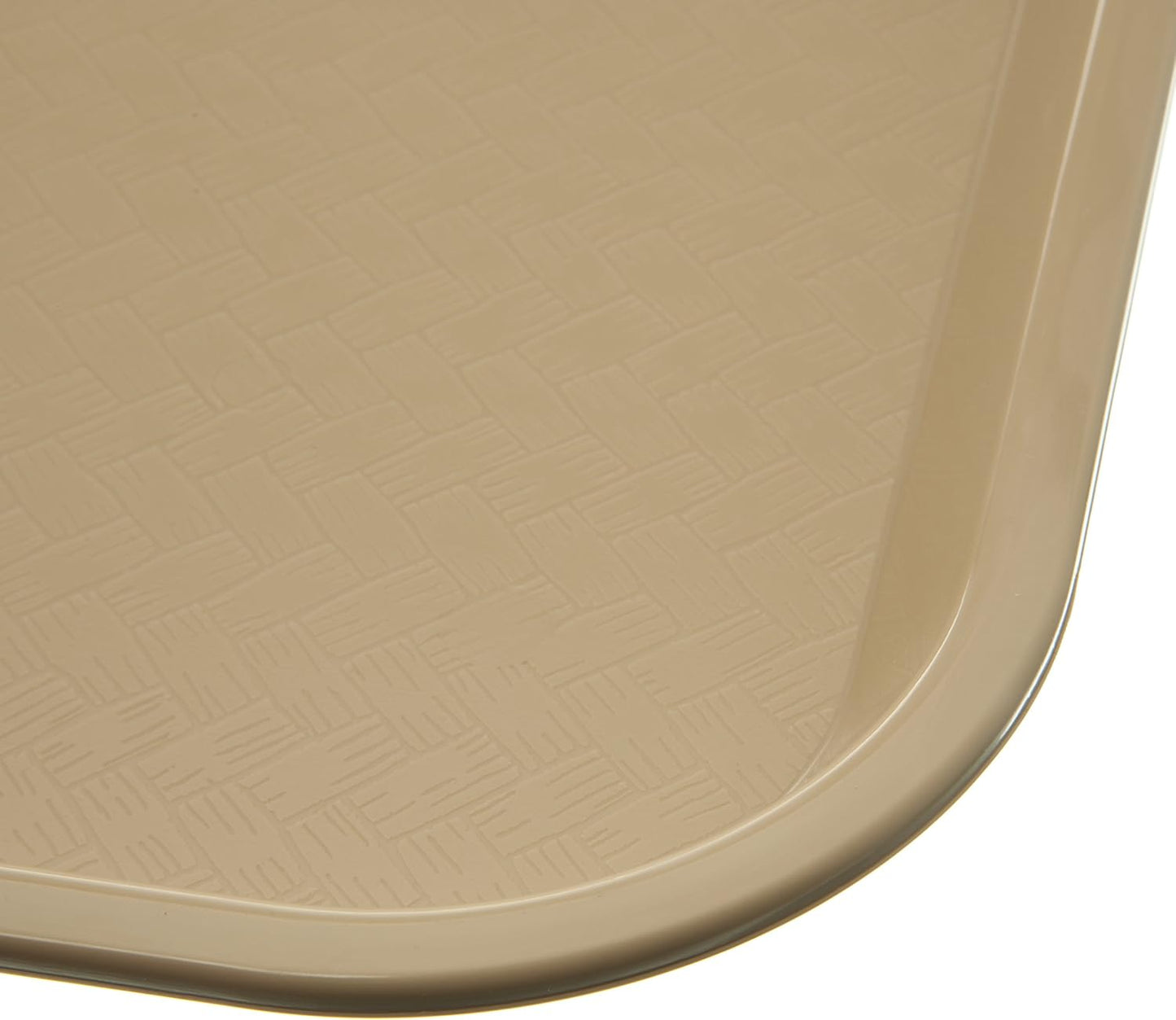 Carlisle FoodService Products Café Cafeteria Tray, Fast Food Tray for Restaurant or Commercial Use, 14" x 18", 1 Count, Black