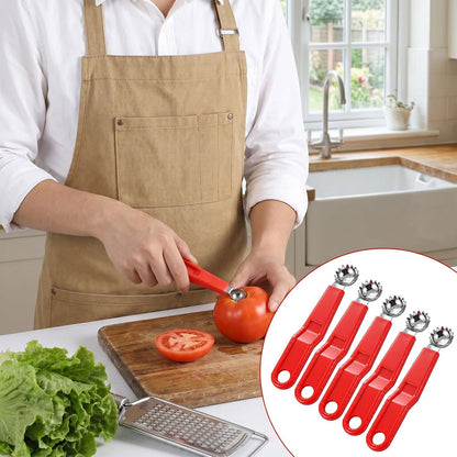 5Pcs Tomato Corer Tool Huller Stem Remover Kitchen Corer Tool