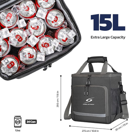 Maelstrom Lunch Box for Men,Insulated Lunch Bag Women/Men,Leakproof Lunch Cooler Bag, Lunch Tote Bag