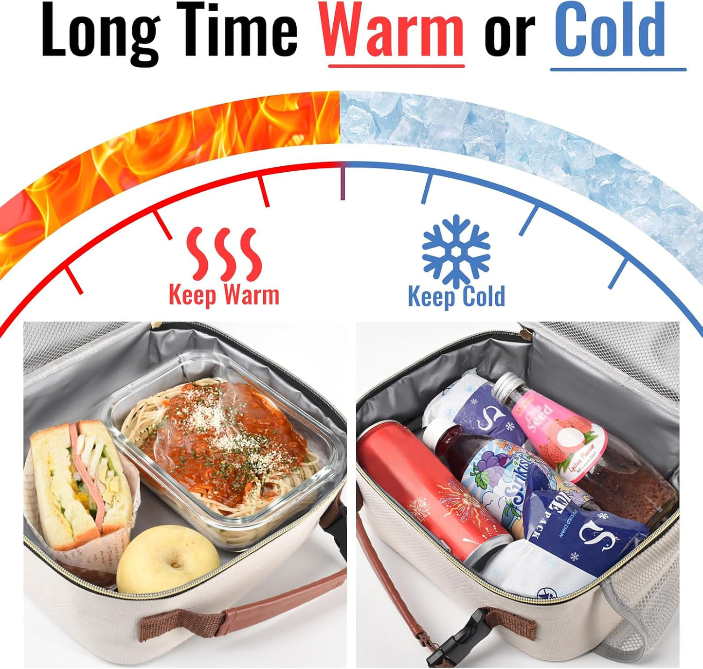 Genteen Lunch Box for Kids, Boys - Insulated Small LunchBox Reusable, Zip Closure & Buckle Handle, Portable Cooler for Work, School, Travel (Lake Green)