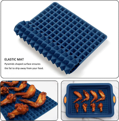 To encounter 2Pack Silicone Muffin Pan with Metal Frame, 12 Cup Regular Size Cupcake Pan, Non-Stick Baking Tray, Food Grade Baking Molds for Oven, Dishwasher Safe