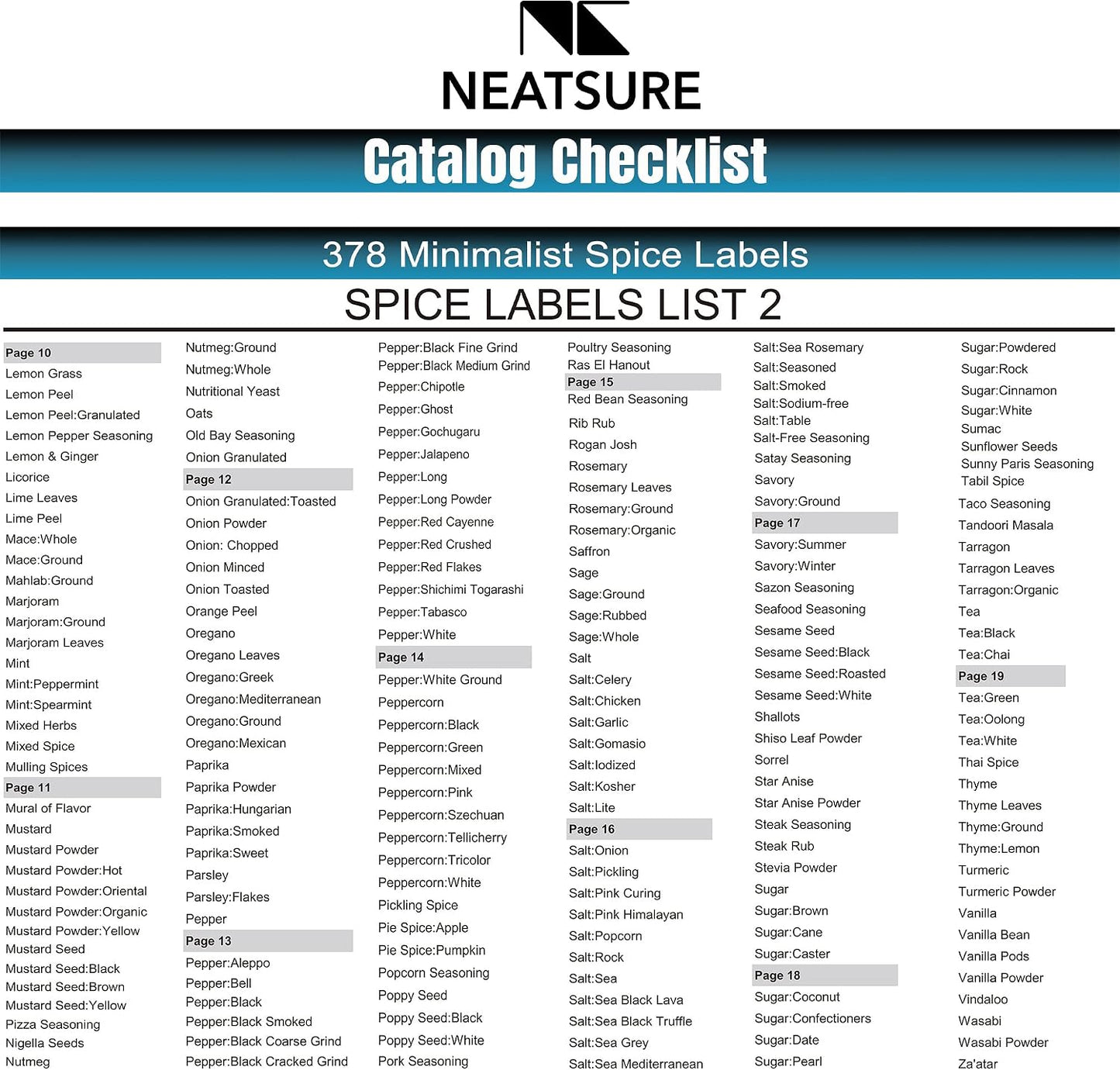 Neatsure 284 Pantry Labels with 112 Expiration Date Labels for Food Containers, Preprinted Stickers Booklet for Storage Bins, Minimalist Kitchen Labels for Organizing