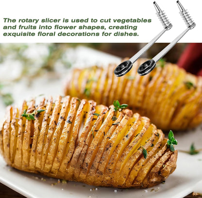 Spiral Potato Cutter, Piranha Spiral Knife Kitchen Accessories Tool
