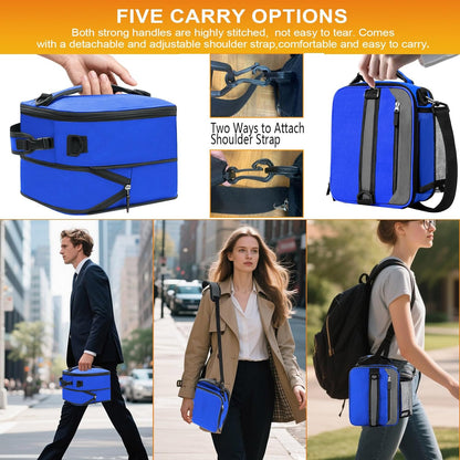 Lunch Box Insulated Lunch bag for Men Teen Kids Boys Adult Portable Stylish Small Lunchbox Special Design for Working Office school Picnic