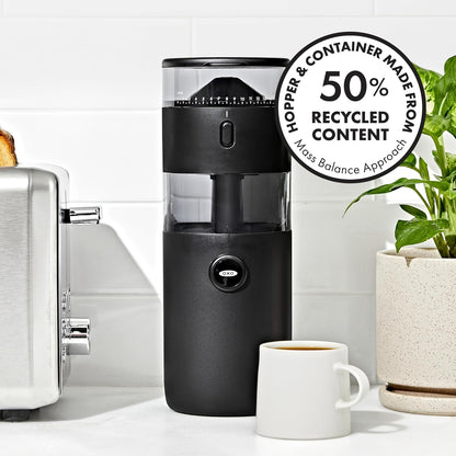 OXO Brew Compact Conical Burr Electric Coffee Bean Grinder - 50g Capacity