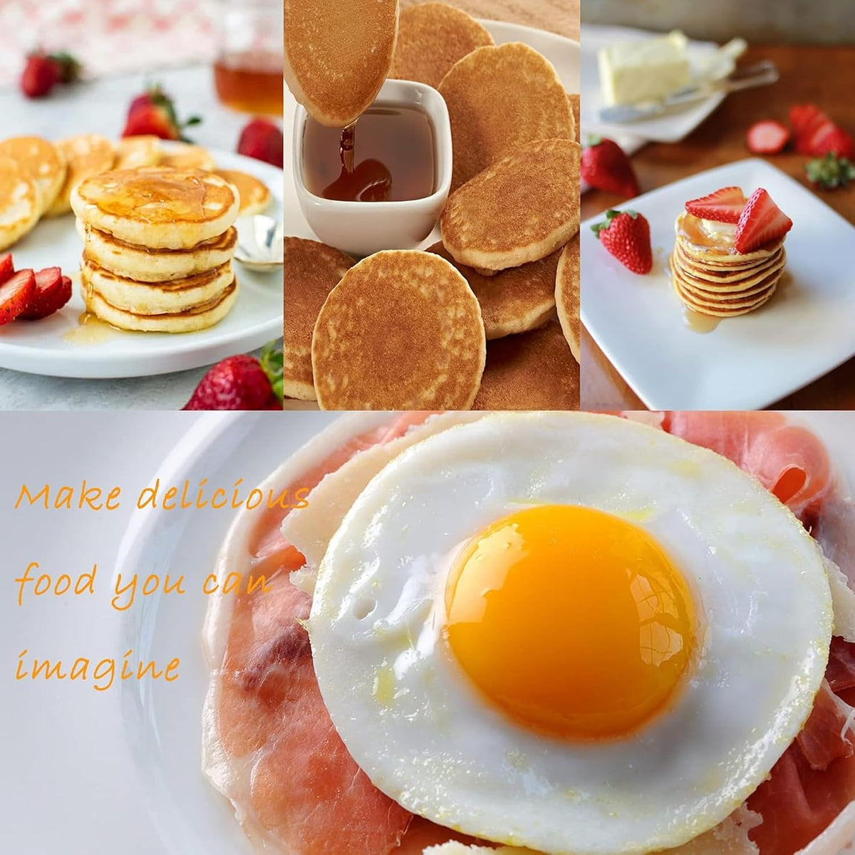 Pancake Batter Dispenser & Egg Rings