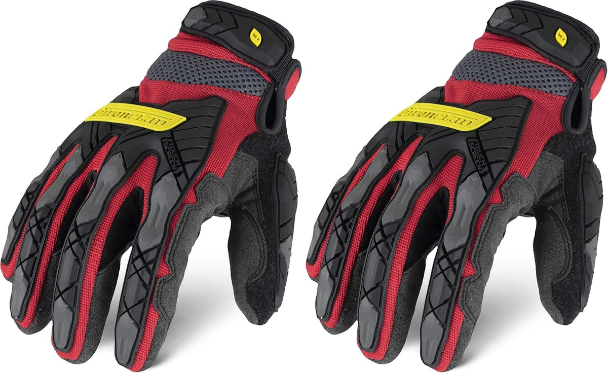 Ironclad Command Impact 360 Cut A5 Work Gloves; Touch Screen Gloves Conductive Palm & Fingers