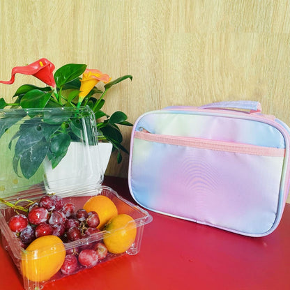 CAMTOP Kids Lunch Box Boys Girls Insulated Lunch Cooler Bag Reusable Lunch Tote Kit for School Travel (094 Tie Dye)
