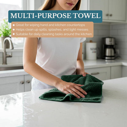 Casa Platino Potholders for Kitchens, 8-Piece – 500°F Heat Resistant Oven Mitts and Pot Holders, Mini Oven Mitt with Silicone Grip, 2 Kitchen Towels & 2 Dish Cloths – Durable & Non-Slip – Canyon Rose