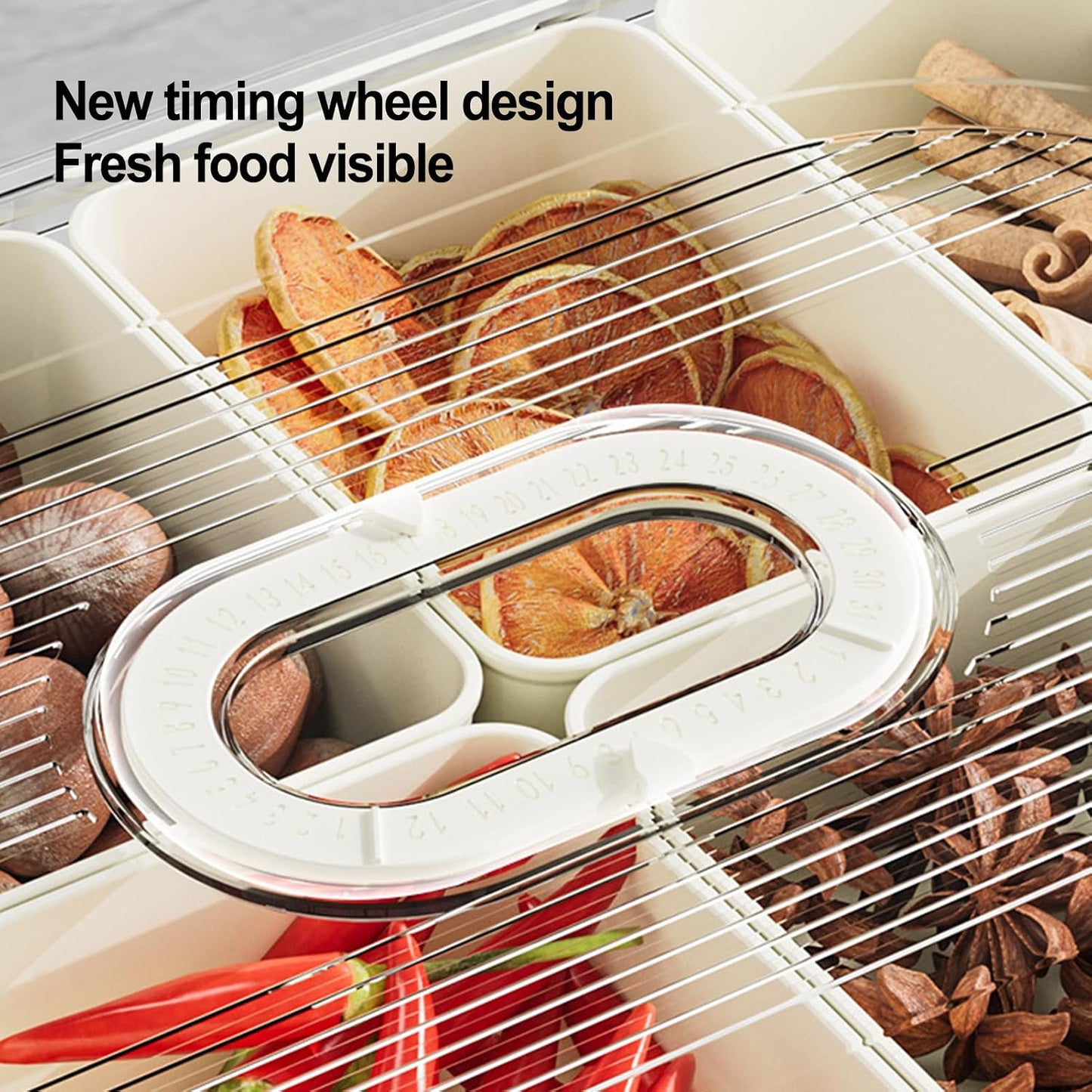 Snackle Box Container, Food Tray Divided with Lid, Portable Snack Platters - Clear Organizer, Veggie Tray for Party, Veggies, Snack, Fruit, Nuts (milk white)
