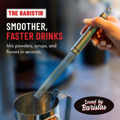 Baristir by Gosh That's Good | Barista Mixing Tool - Coffee, Matcha & Tea