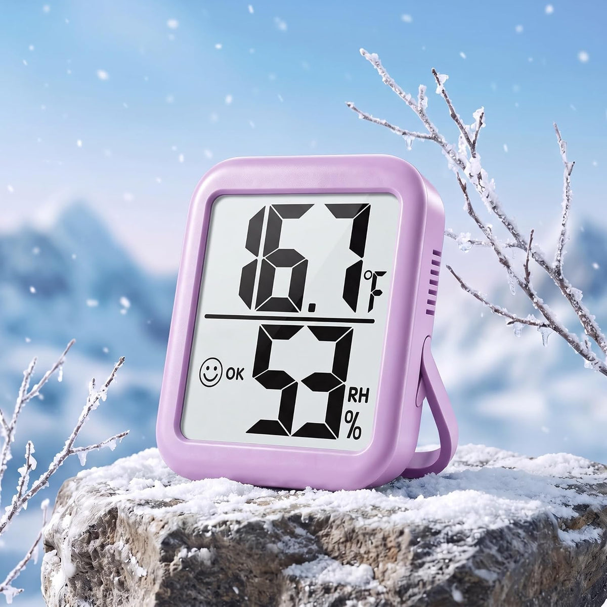 Antonki 2 Pack Room Thermometer Indoor Hygrometer