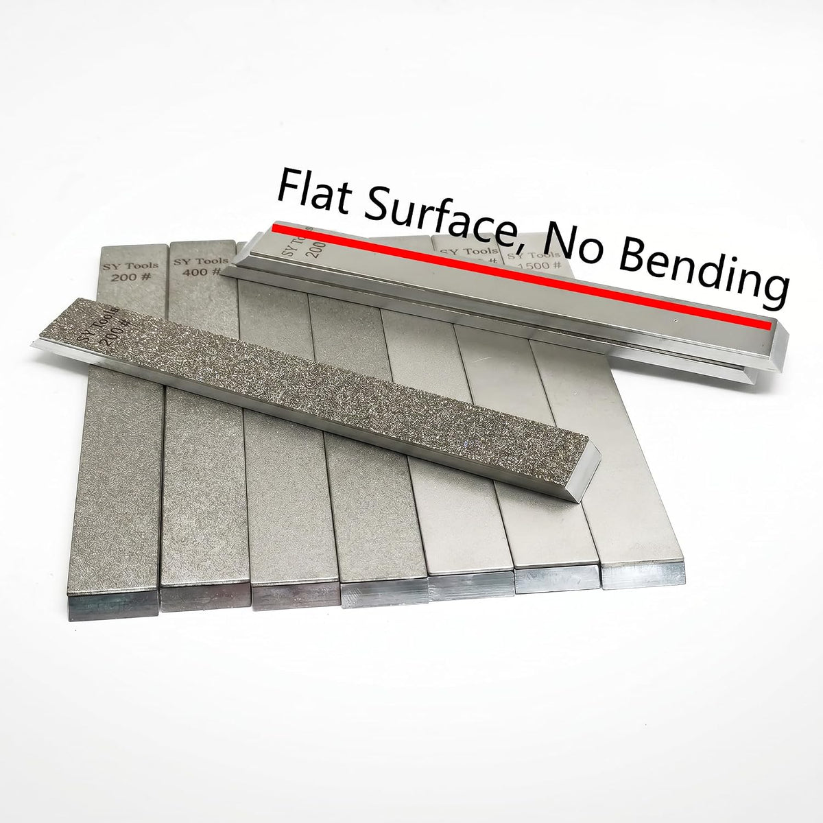 SY Tools Diamond Sharpening Stone Set, 10Pcs, 80#-3000# Grit