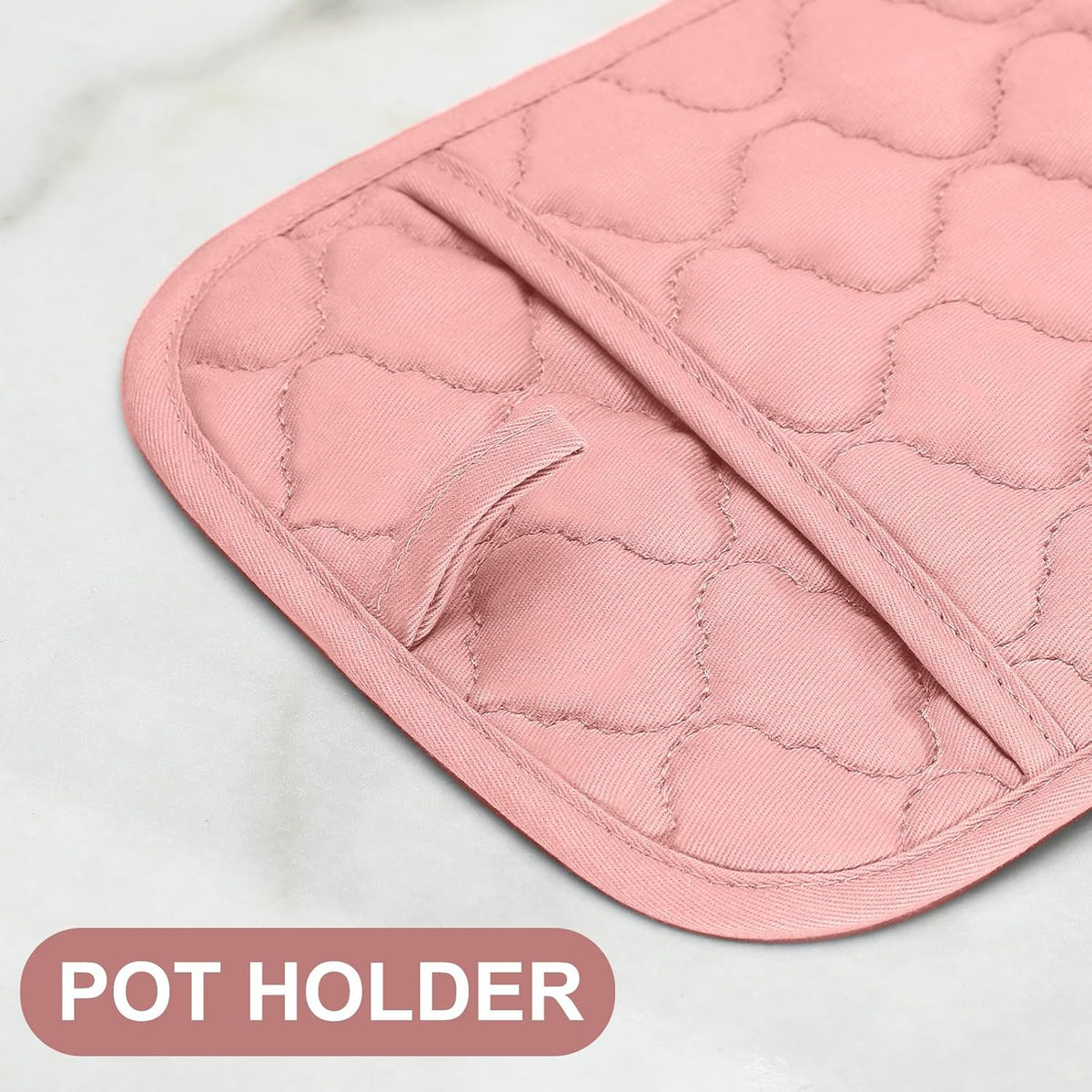 Oven Mitts Kitchen Towels and Dishcloths Pot Holders Sets, Oven Gloves Kitchen Dish Towels 500 Degree Heat Resistant Potholders with Non-Slip Silicone Surface for Cooking, Grilling, Baking-Gray