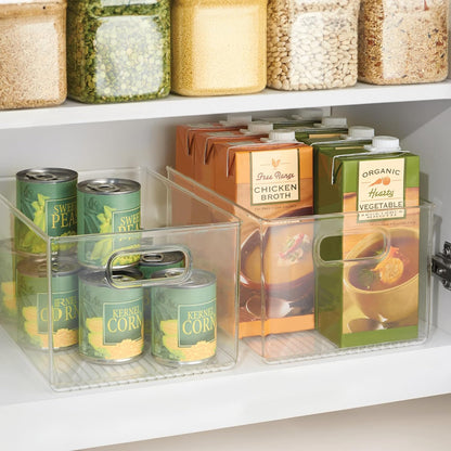 iDesign Recycled Plastic Pantry Storage Bin – Linus Collection - Clear