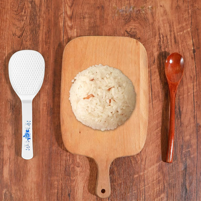 Mabor 2PCS Non Stick Rice Scooper, 8 Inch White Plastic Rice Paddle