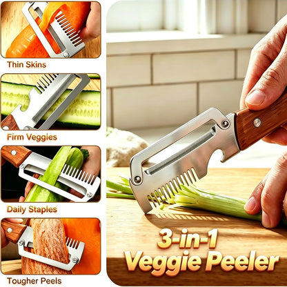 Vegetable Peeler, Multifunctional Vegetable Peeler, Stainless Steel Peeler, Peelers for Kitchen (Color-2PCS)