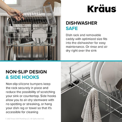 Kraus Stainless Steel 16.75 in Workstation Kitchen Sink Colander CS-6