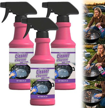 Fast-Acting Heavy-Duty Grill Degreaser Spray, Heavy-Duty BBQ grill Degreaser Spray