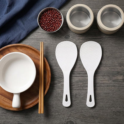 2-Pack Rice Spoon Paddle, 8.3 Inch, Rice Paddle Scooper with Hanging Hole