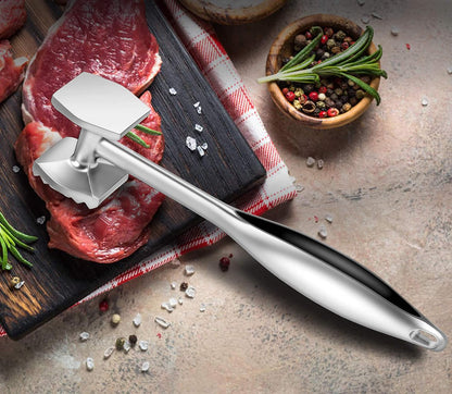 Aliglow Meat Tenderizer Hammer Tool Pounder For Tenderizing Beef Poultry