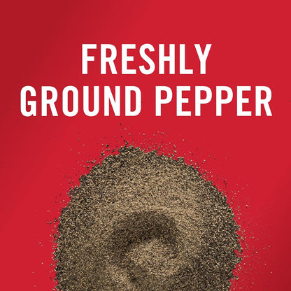McCormick Black Peppercorn Grinder, For Freshly Ground Pepper While Cooking & Tableside, 2.5 oz