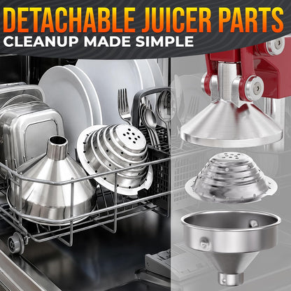 NADOBA Lemon Squeezer and Lime Squeezer, Max Extraction Citrus Hand Juicer