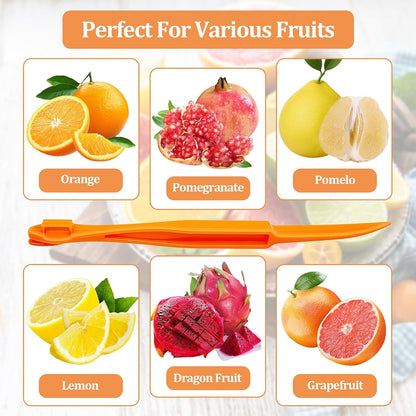 Orange Peeler Tools- Easy Orange & Lemon Fruit Peel Cutter Vegetable Slicer Fruit Tools