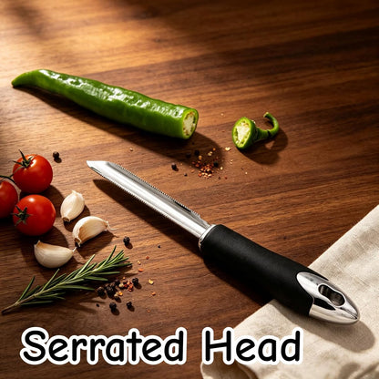 Jalapeno Corer Tool for Zucchini Pepper Cucumber Veggie, 2 PCS