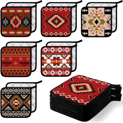 Bencailor 12 Pcs Christmas Wildflower Pot Holders with Pocket