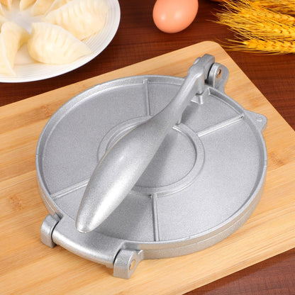 YARNOW Tortilla Press 6.49 inch Aluminum Alloy Dough Press Machine for Flour Tortillas Empanadas Pie Shells Dumplings and Flatbreads Kitchen Tool for Home Cooking