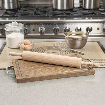 Restaurantware 12 in Wood Beech Asian Dowel Rolling Pin