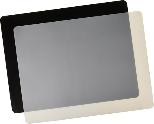 11.5 x 15 inch Flexible Cutting Mat / Cutting Board Set of 2 - Food Service Quality - Lightweight and Strong - Dishwasher Safe by Jen's Nook