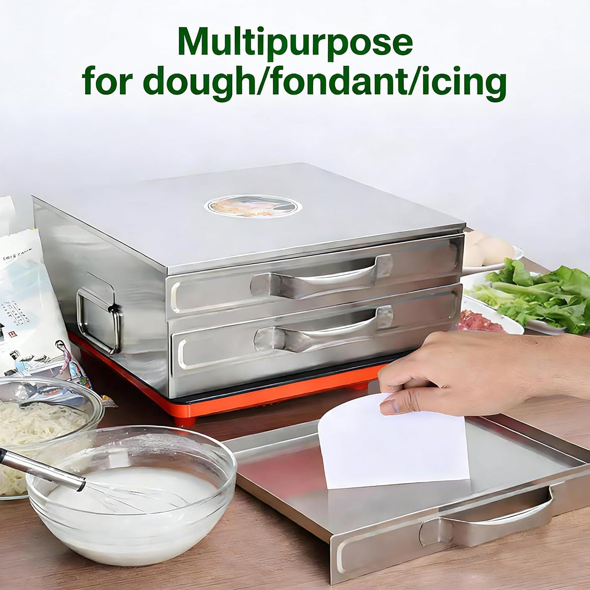 Dough Scraper Set, 5-Pack Food-Safe Plastic Bench Scrapers