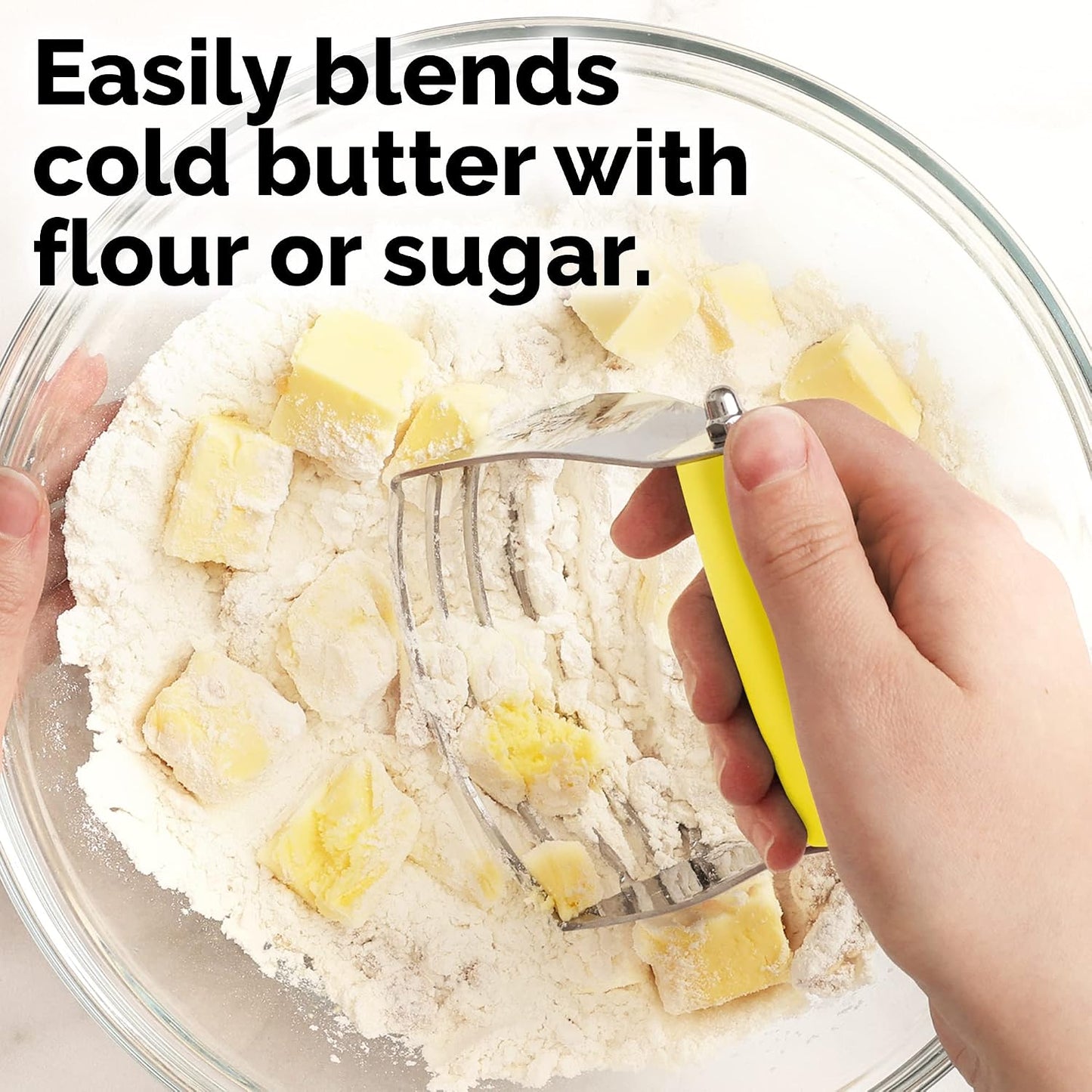 Zulay Premium Multi-purpose Stainless Steel Bench Scraper & Chopper, Easy to Read Etched Markings for Perfect Cuts, Quick & Easy Multi-use Dough Scraper, Dough Cutter & Pastry Scraper (Black)