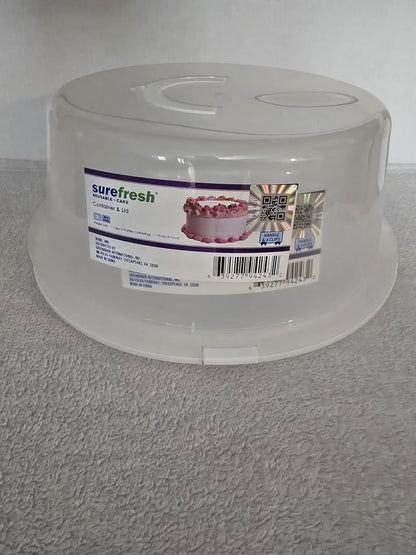SURE FRESH CONTAINERS (1, Cake Container & Lid) by SureFresh