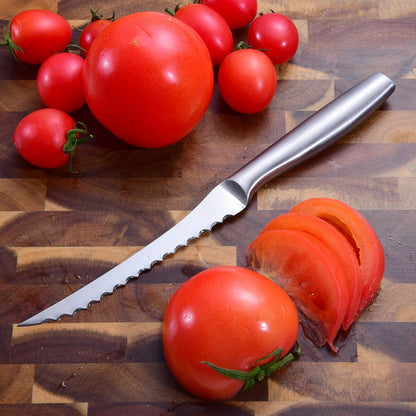 Omesata Tomato Knife, Tomato Slicing Knives Serrated Blade