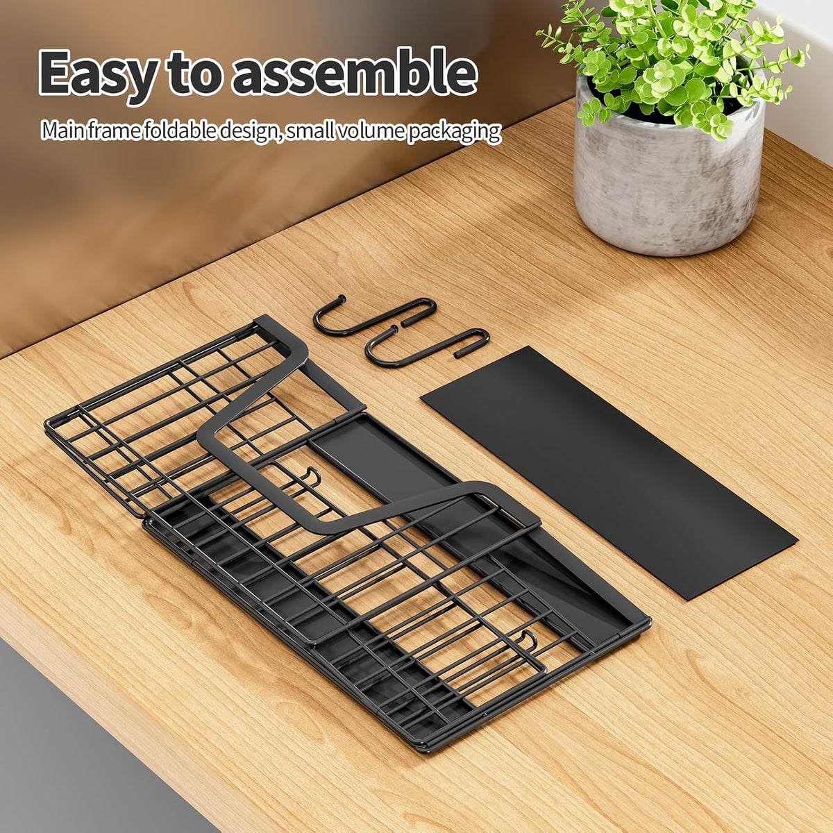 2 Set Magnetic Shelf for Fridge, Potato & Onion Storage Bins, Magnetic Fruit Basket for Refrigerator Pantry Kitchen Counter Laundry Organizer, Fridge Magnetic Spice Rack Magnet Fridge Storage