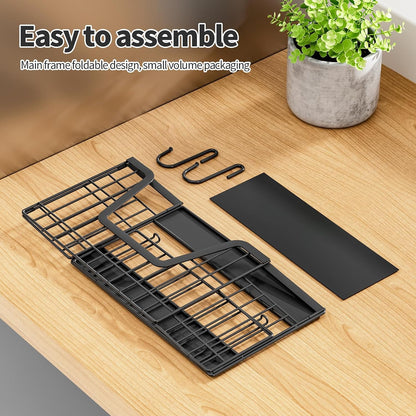 2 Set Magnetic Shelf for Fridge, Potato & Onion Storage Bins, Magnetic Fruit Basket for Refrigerator Pantry Kitchen Counter Laundry Organizer, Fridge Magnetic Spice Rack Magnet Fridge Storage