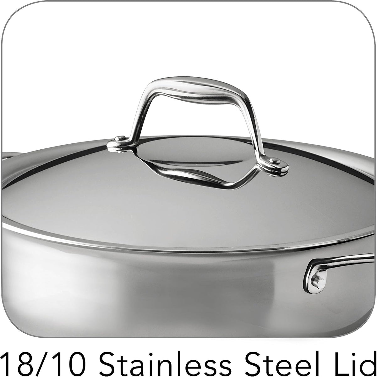 Tramontina Signature Stainless Steel Pasta Strainer Insert for Pot