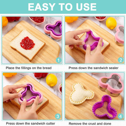 Fruit Cutters Shapes for Kids 22 Pcs, Mini Cookie Cutters Set, Vegetable Cutter with Food Picks